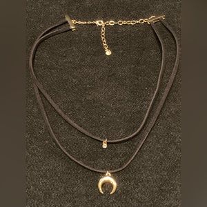 Set of two Baublebar necklaces, great condition, black and gold